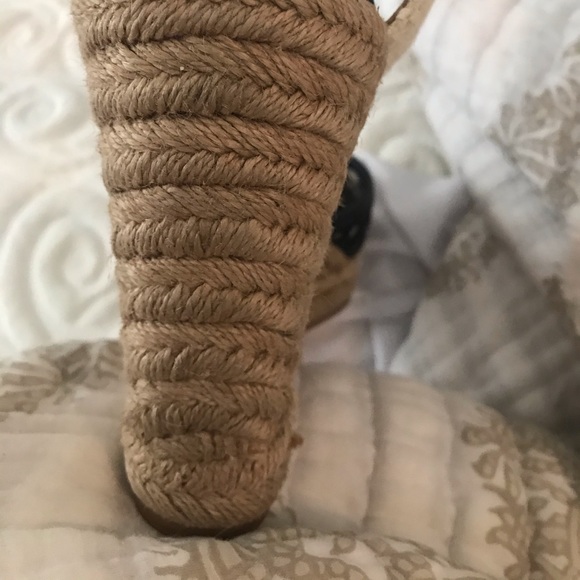 SOLD TORY BURCH navy blue Espadrilles shoes 9 - Picture 8 of 10